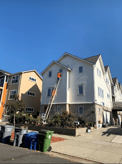 Completed exterior repaint on residential home