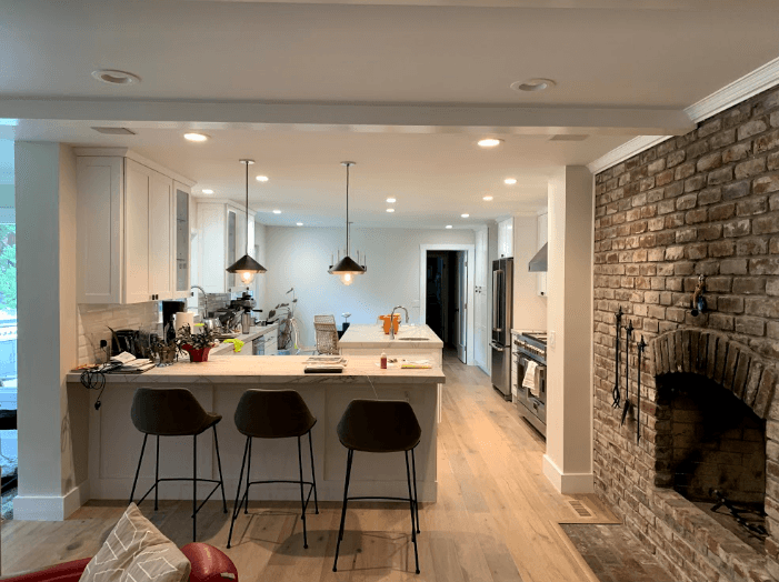 Living Room & Kitchen Remodel — Kitchen — photo 8