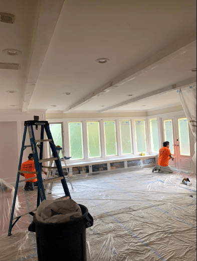 Interior room with premium paint finish